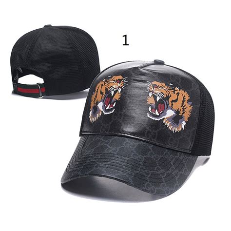 gucci wolf hat black|black tiger gucci hat.